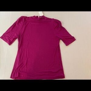 NWT Cato Pink short sleeve blouse